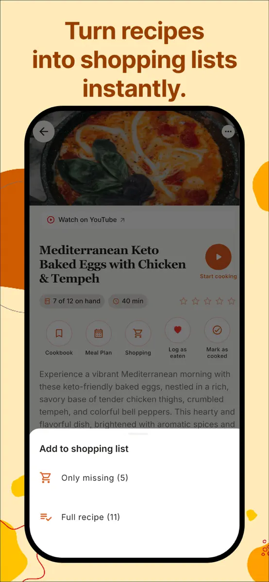 Hands-free Cook Mode